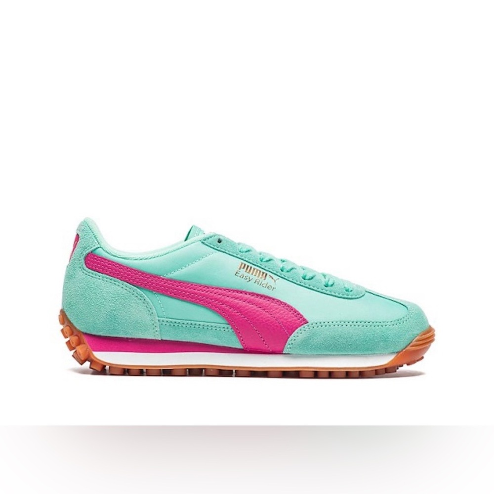 NIB Puma Easy Rider Vintage Aqua/Pink Sneakers Size 7